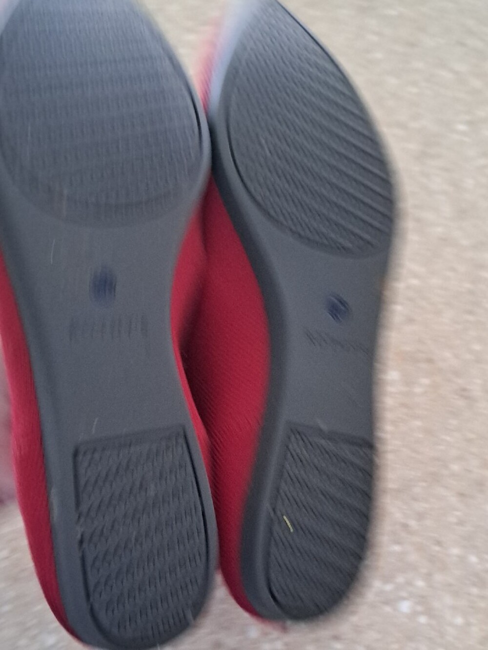 Rothy's Women's Pointed Flat - Crimson Red - Picture 3 of 4